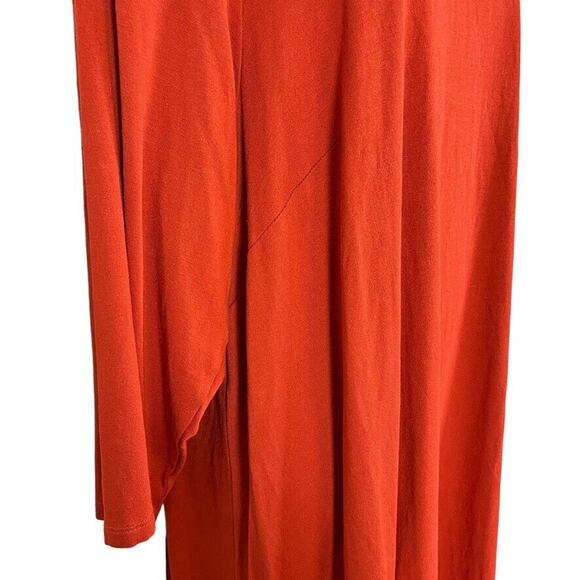 J Jill Wearever Collection Womens Dark Orange Pullover Longline Top Shirt sz 2X - Picture 3 of 15